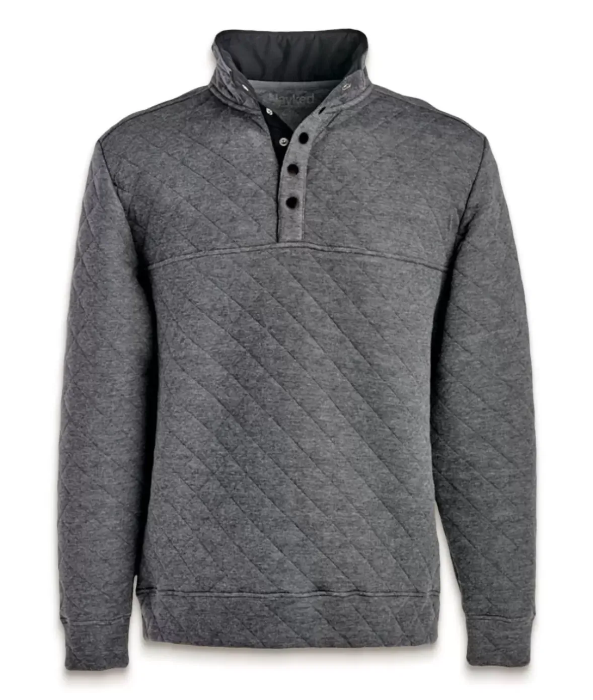 Nayked Apparel Shirts>Men'S Ridiculously Soft Quilted Snap Pullover