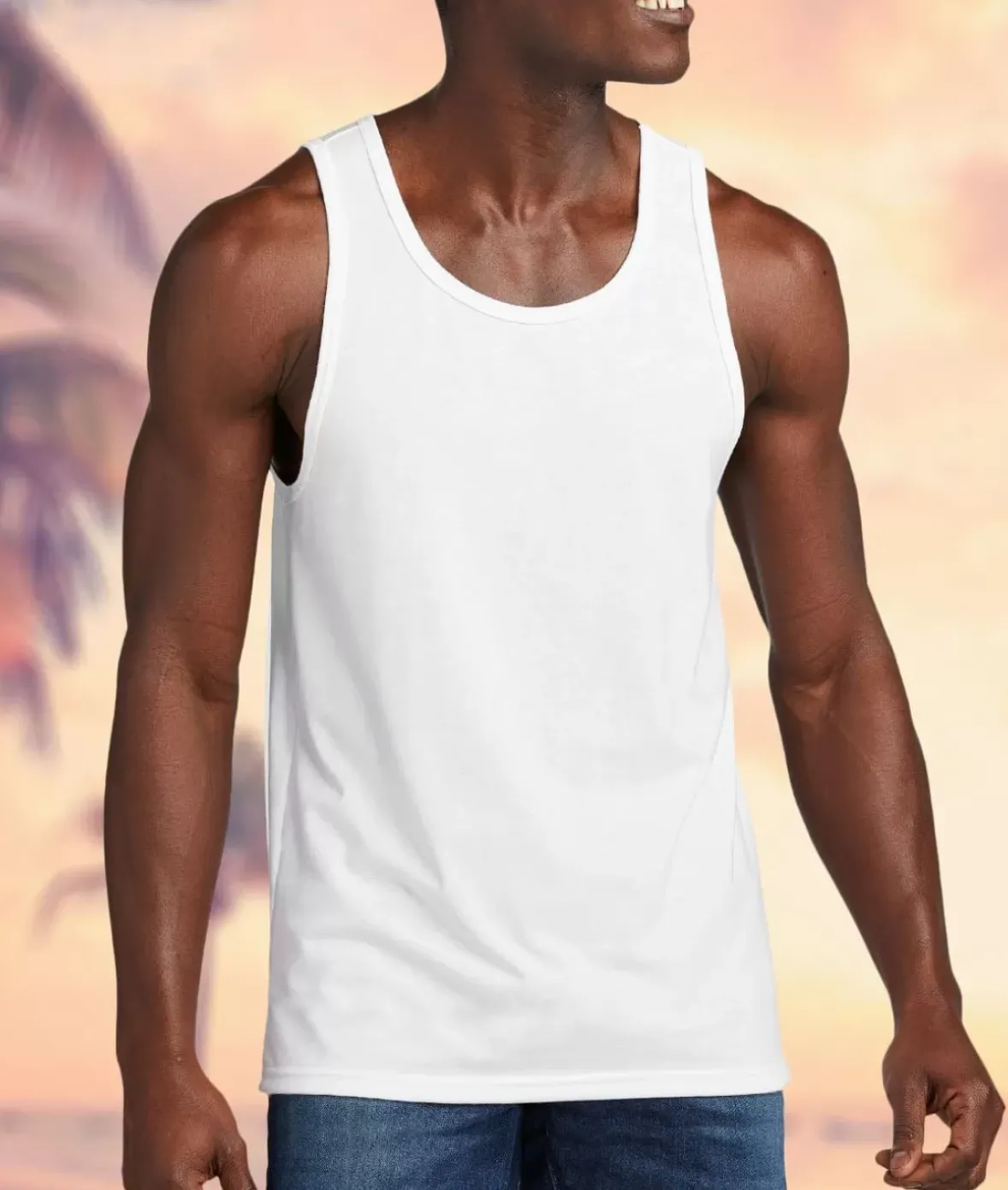 Nayked Apparel Shirts>Men'S Ridiculously Soft Recycled Lightweight Tank
