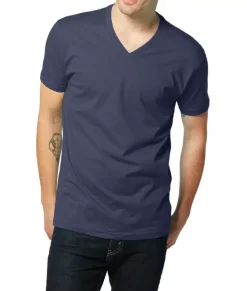 Nayked Apparel Shirts>Men'S Ridiculously Soft Short Sleeve V-Neck 100% Cotton Shirt | Discontinued Colors