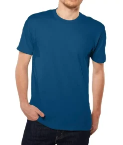 Nayked Apparel Shirts>Men'S Ridiculously Soft Short Sleeve Crew Neck 100% Cotton T-Shirt | Classic