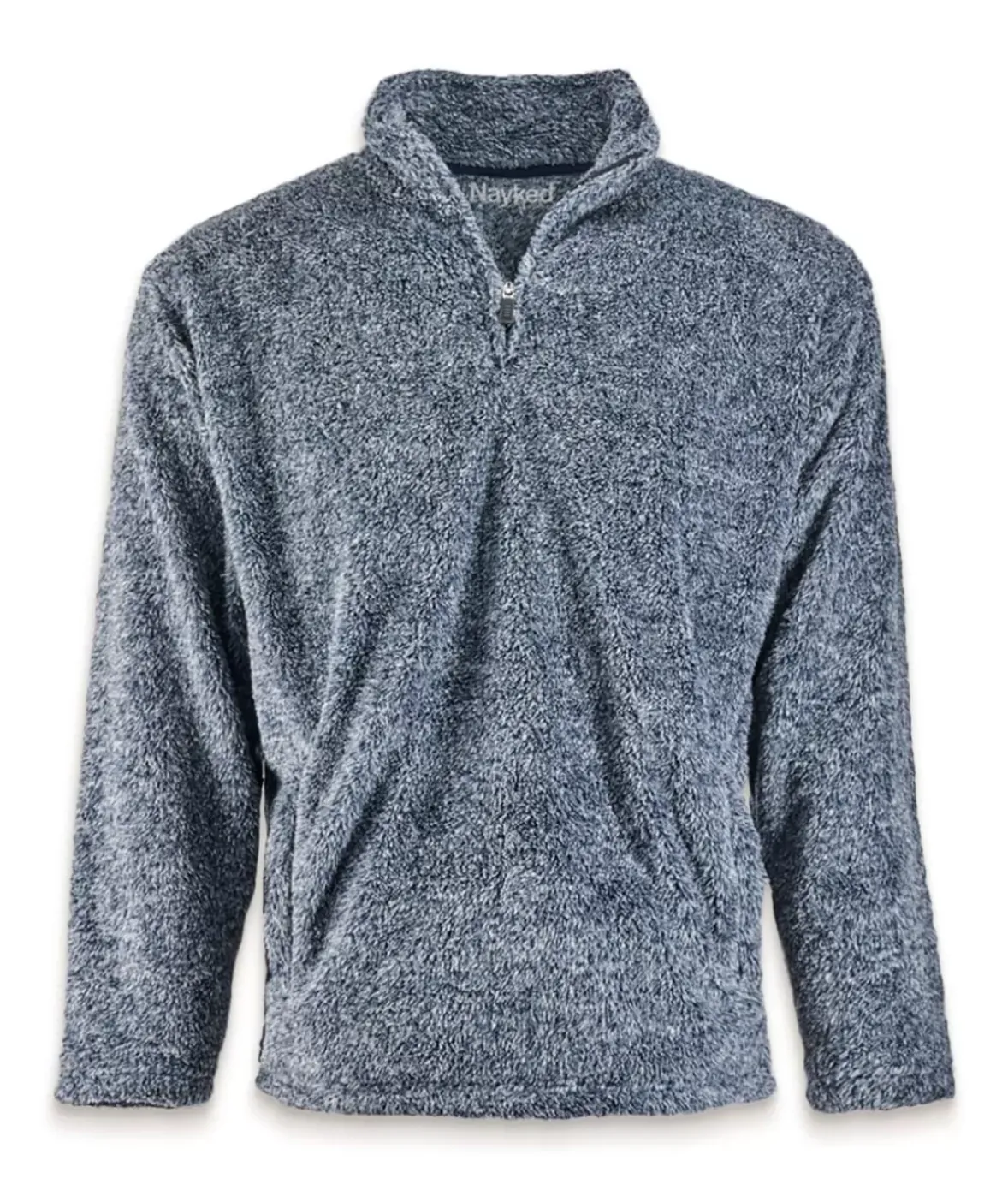 Nayked Apparel Shirts>Men'S Ridiculously Soft Shag Sherpa Quarter-Zip Pullover