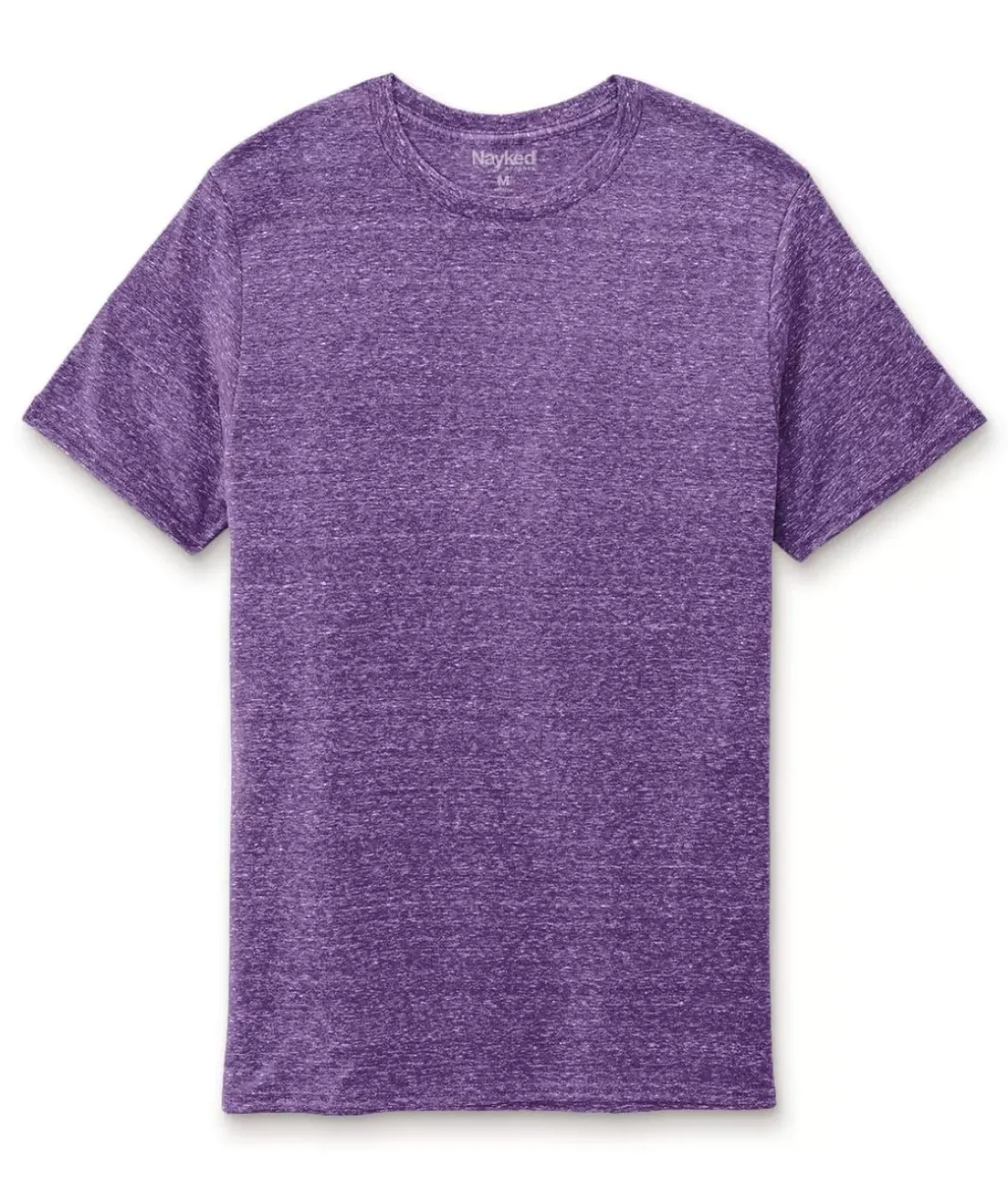 Nayked Apparel Shirts>Men'S Ridiculously Soft Snow Heather Crew Neck T-Shirt