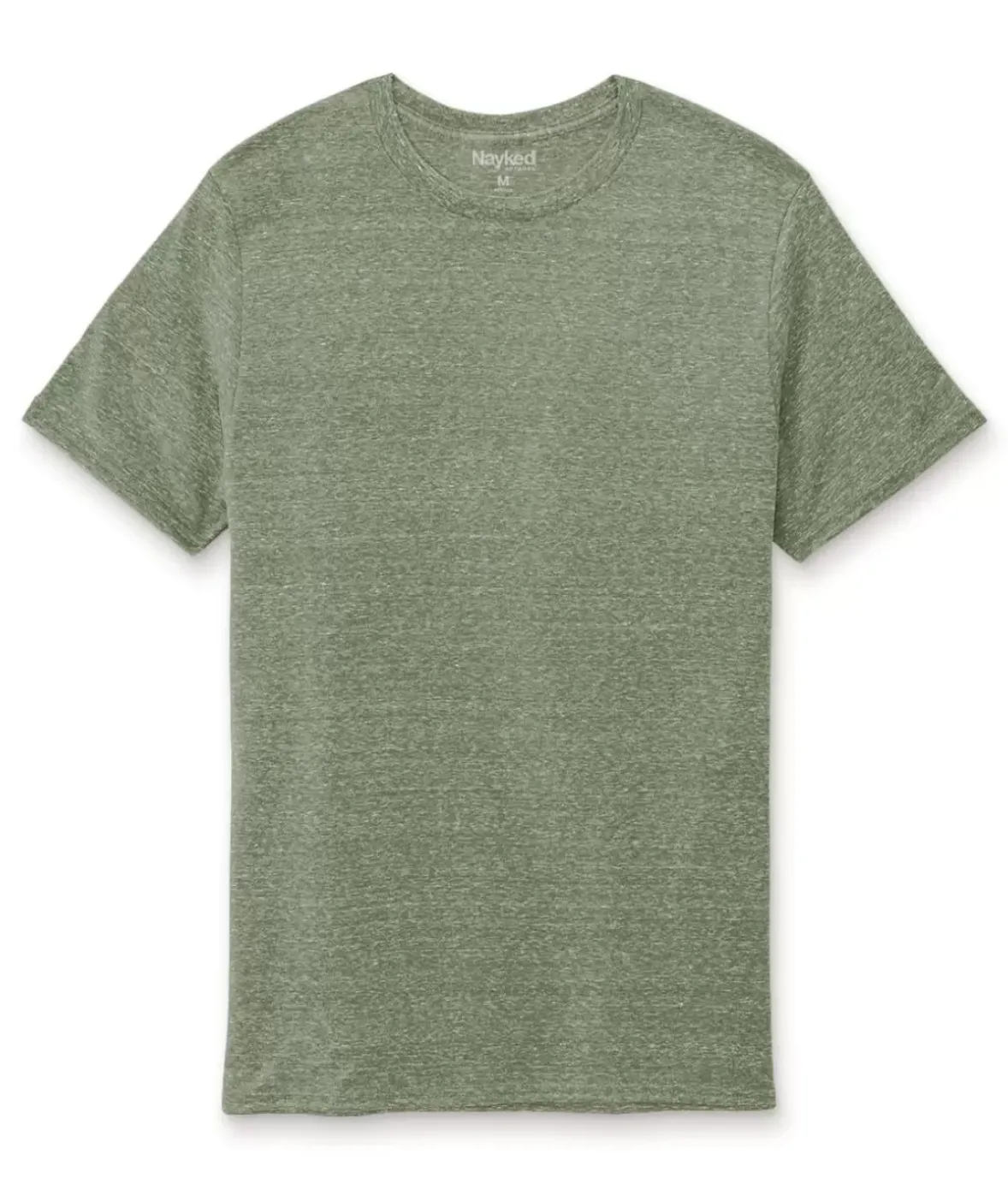 Nayked Apparel Shirts>Men'S Ridiculously Soft Snow Heather Crew Neck T-Shirt