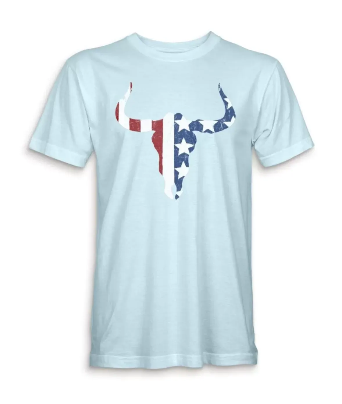 Nayked Apparel Shirts>Men'S Ridiculously Soft Sueded Graphic Tee | Bull