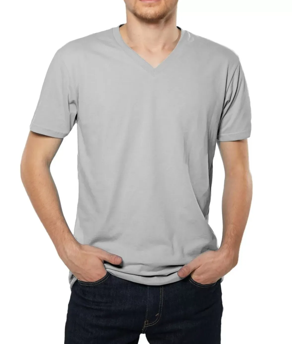 Nayked Apparel T-Shirts>Men'S Ridiculously Soft Sueded V-Neck
