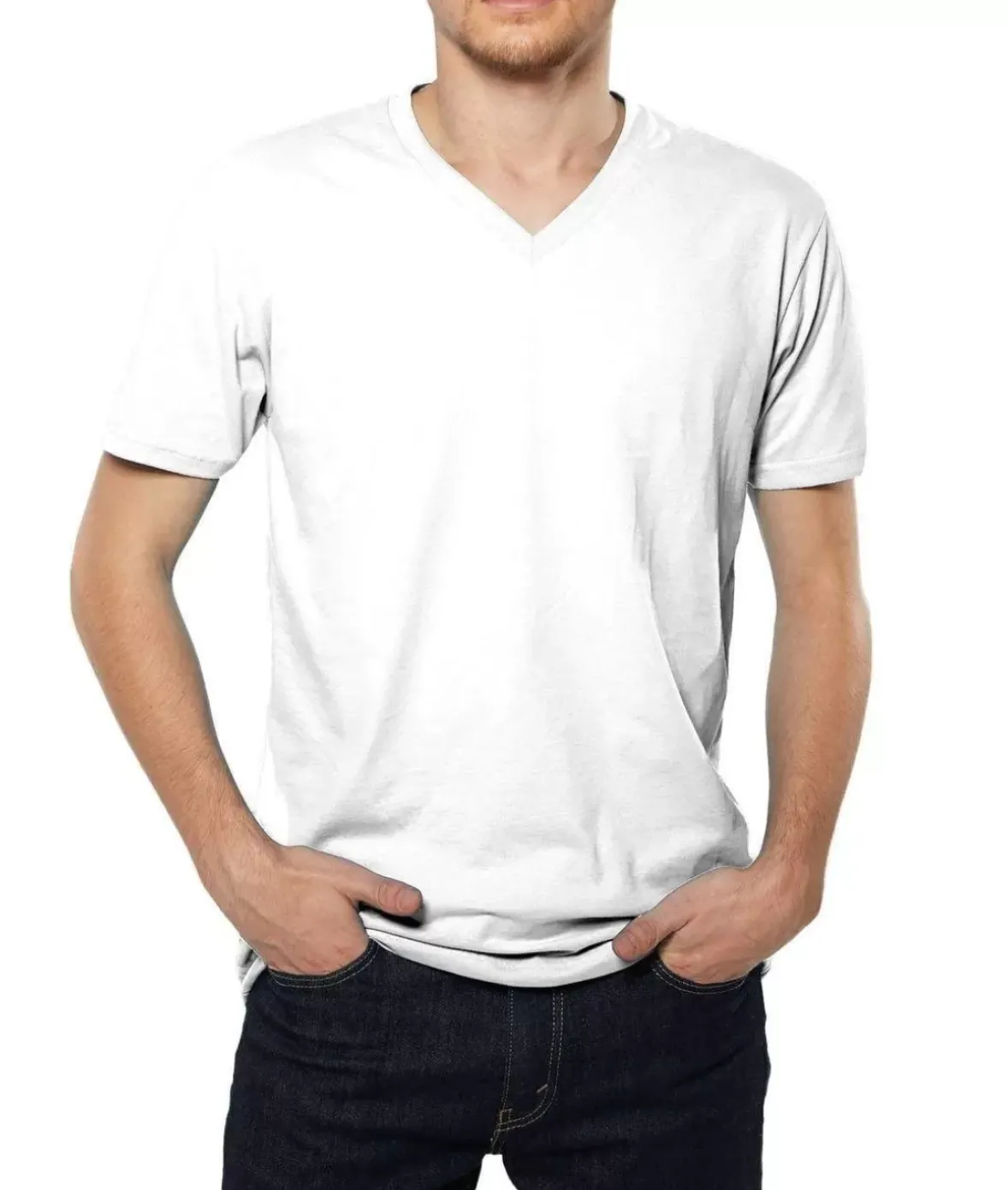 Nayked Apparel T-Shirts>Men'S Ridiculously Soft Sueded V-Neck