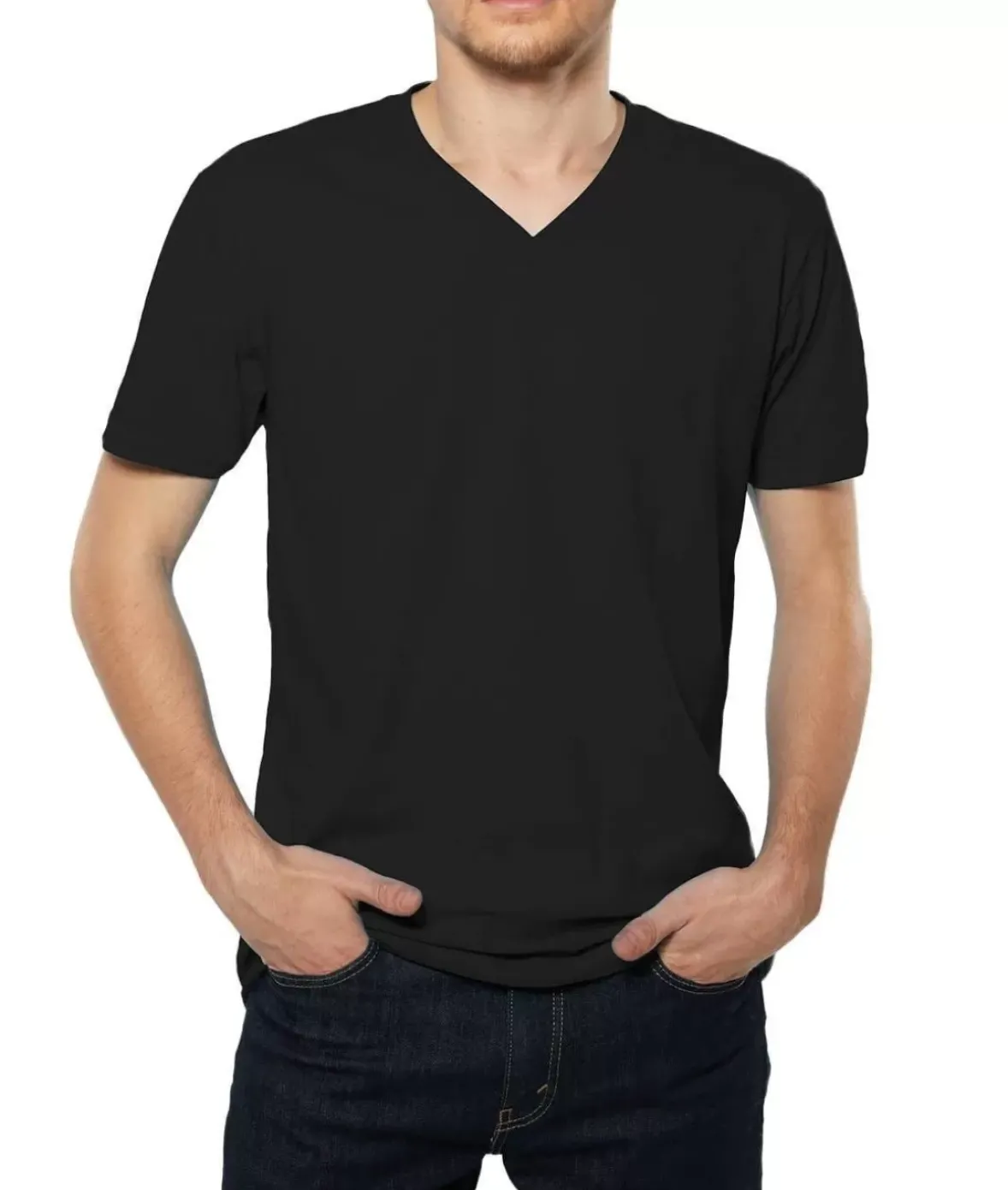 Nayked Apparel T-Shirts>Men'S Ridiculously Soft Sueded V-Neck