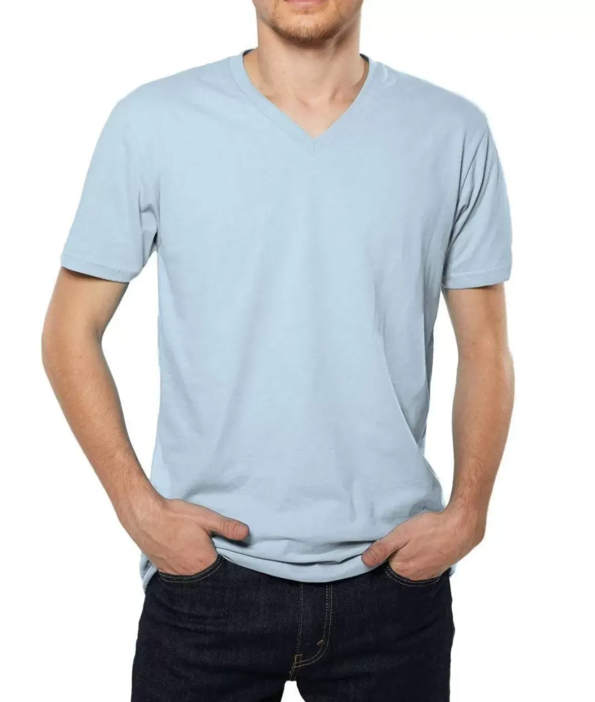 Nayked Apparel T-Shirts>Men'S Ridiculously Soft Sueded V-Neck