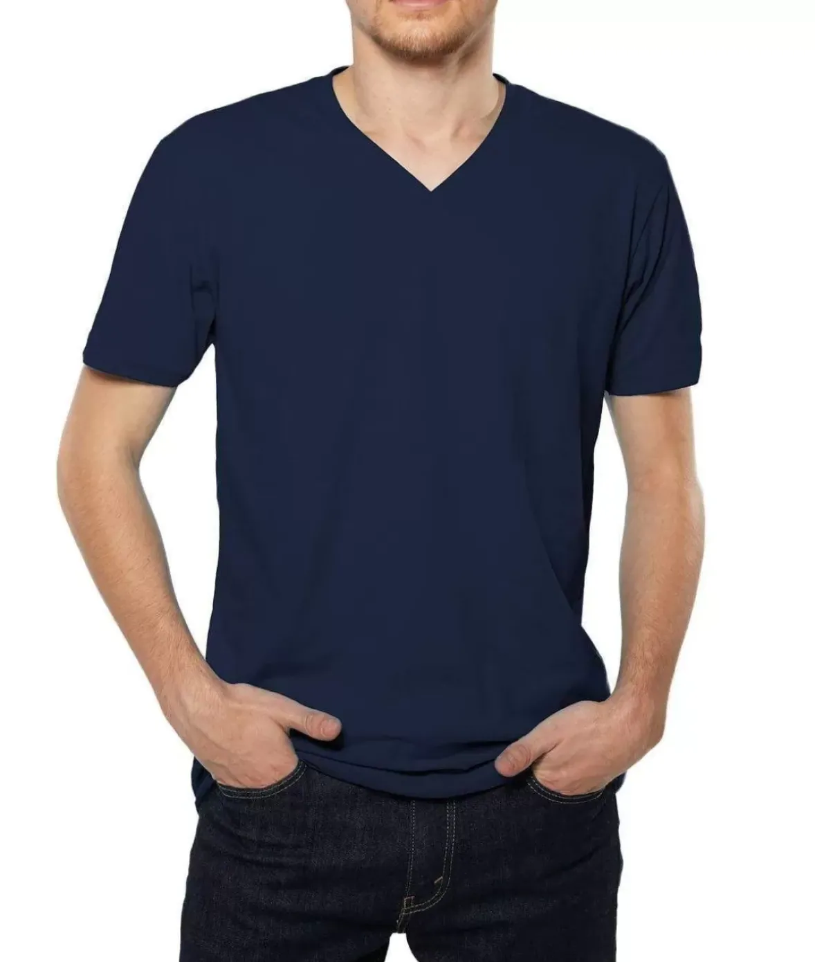 Nayked Apparel T-Shirts>Men'S Ridiculously Soft Sueded V-Neck