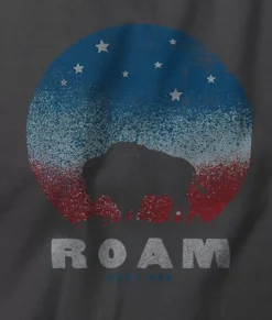 Nayked Apparel Shirts>Men'S Ridiculously Soft Sueded Graphic Tee | Roam