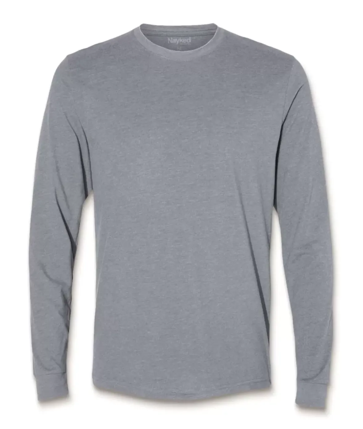 Nayked Apparel Shirts>Men'S Ridiculously Soft Sueded Long Sleeve T-Shirt