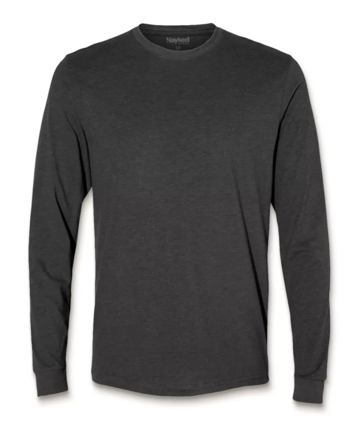 Nayked Apparel Shirts>Men'S Ridiculously Soft Sueded Long Sleeve T-Shirt