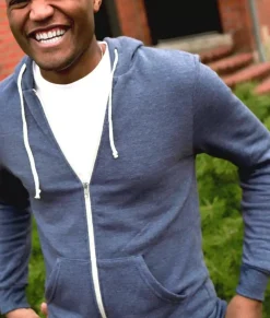 Nayked Apparel Hoodies & Sweatshirts>Men'S Ridiculously Soft Vintage Recycled Fleece Full-Zip Hoodie