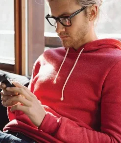 Nayked Apparel Shirts>Men'S Ridiculously Soft Vintage Recycled Fleece Hoodie
