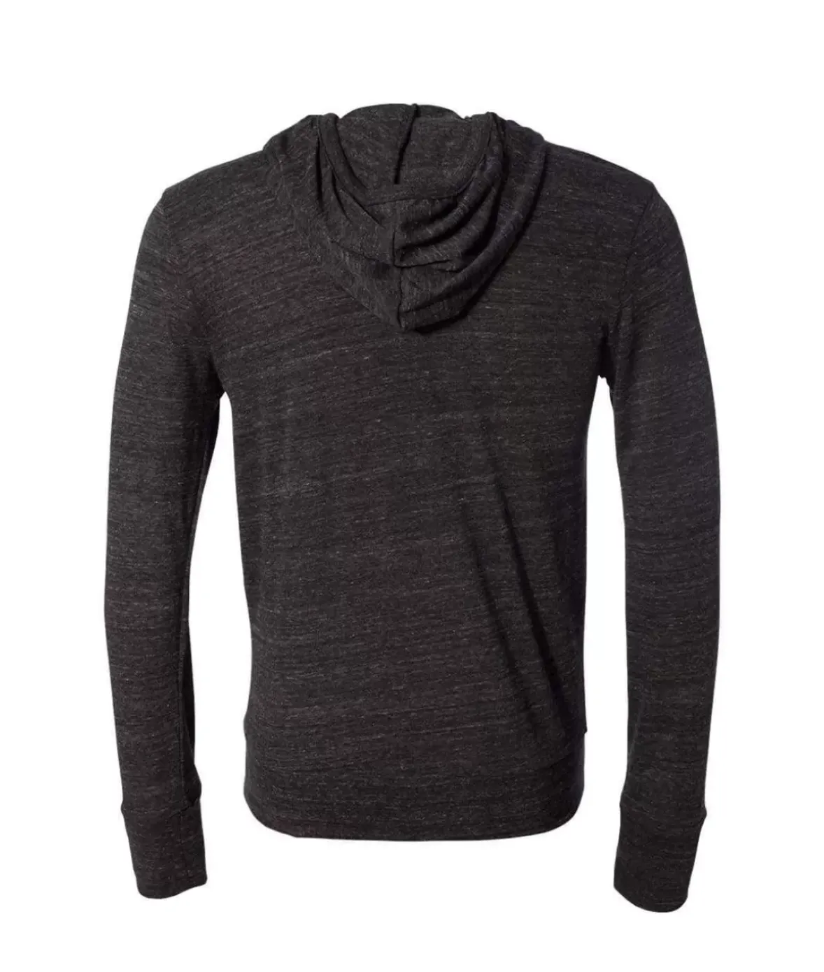 Nayked Apparel Shirts>Men'S Ridiculously Soft Vintage Recycled Full-Zip Hooded T-Shirt