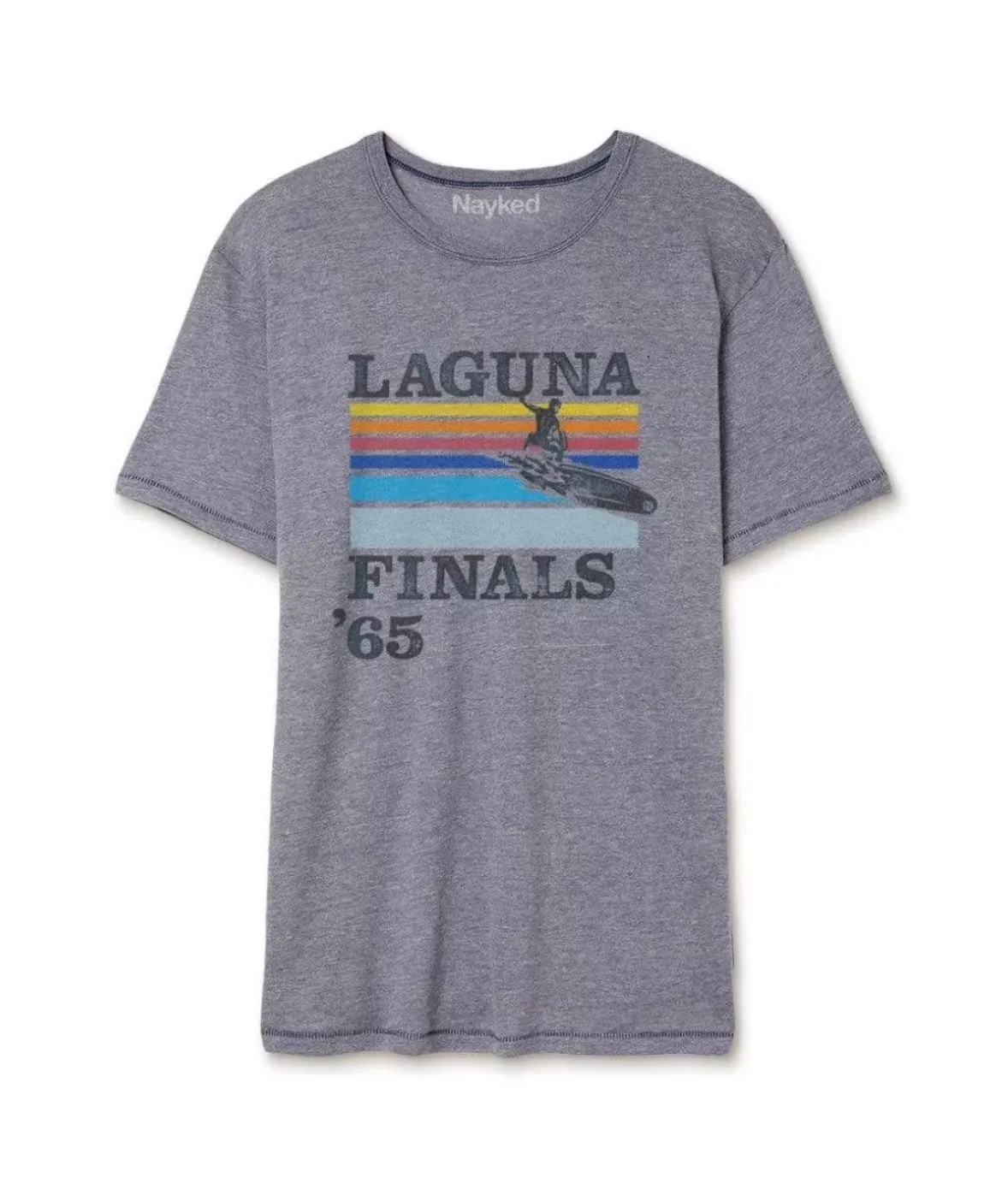 Nayked Apparel T-Shirts>Men'S Ridiculously Soft Vintage Graphic T-Shirt | Laguna Finals