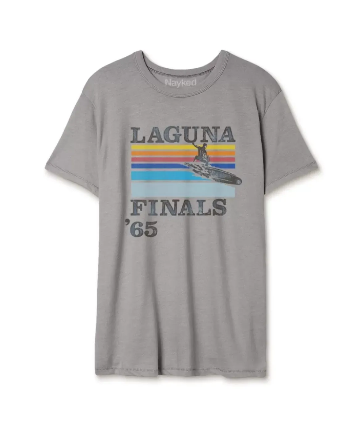 Nayked Apparel T-Shirts>Men'S Ridiculously Soft Vintage Graphic T-Shirt | Laguna Finals