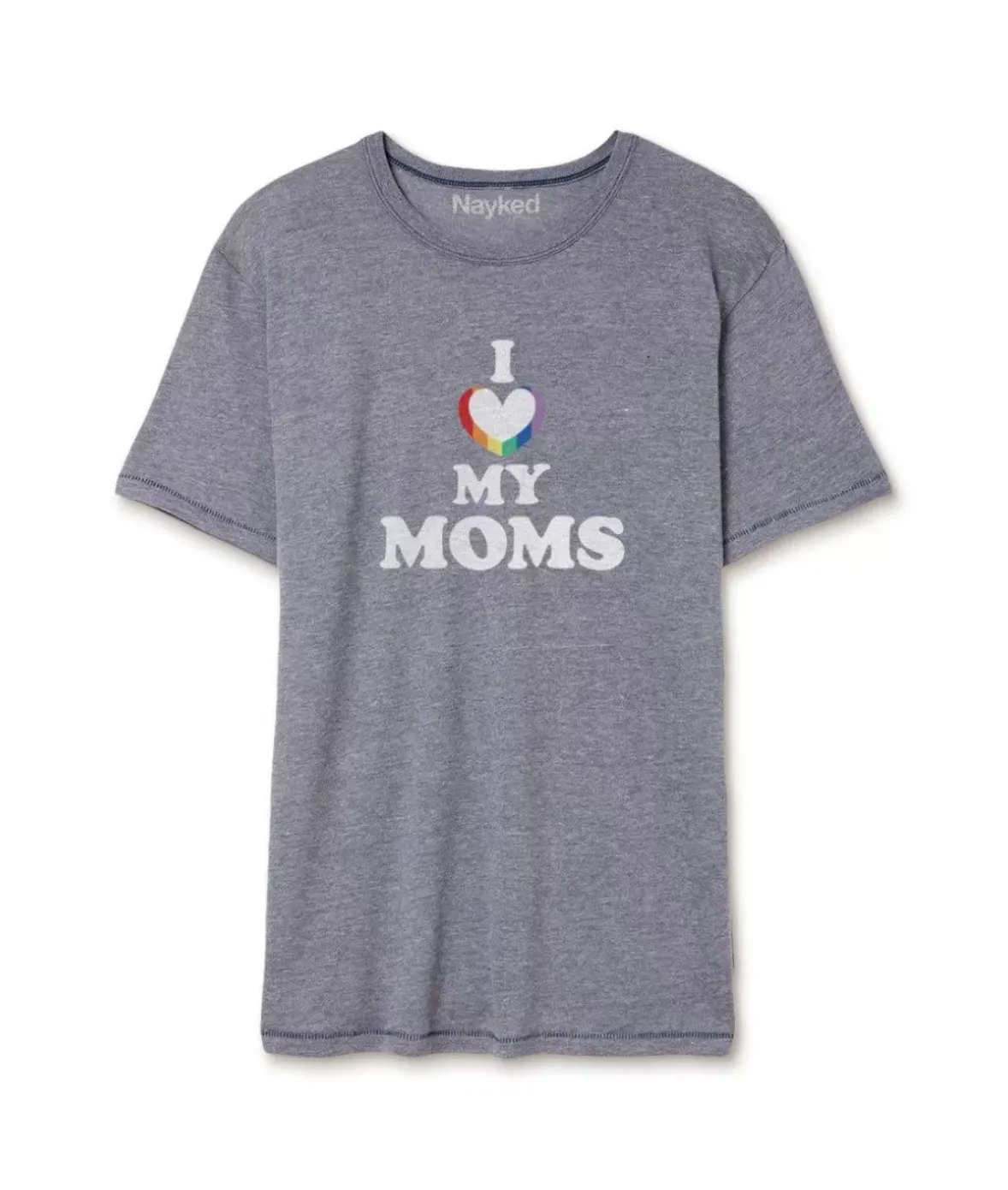 Nayked Apparel T-Shirts>Men'S Ridiculously Soft Vintage Graphic T-Shirt | I Love My Moms