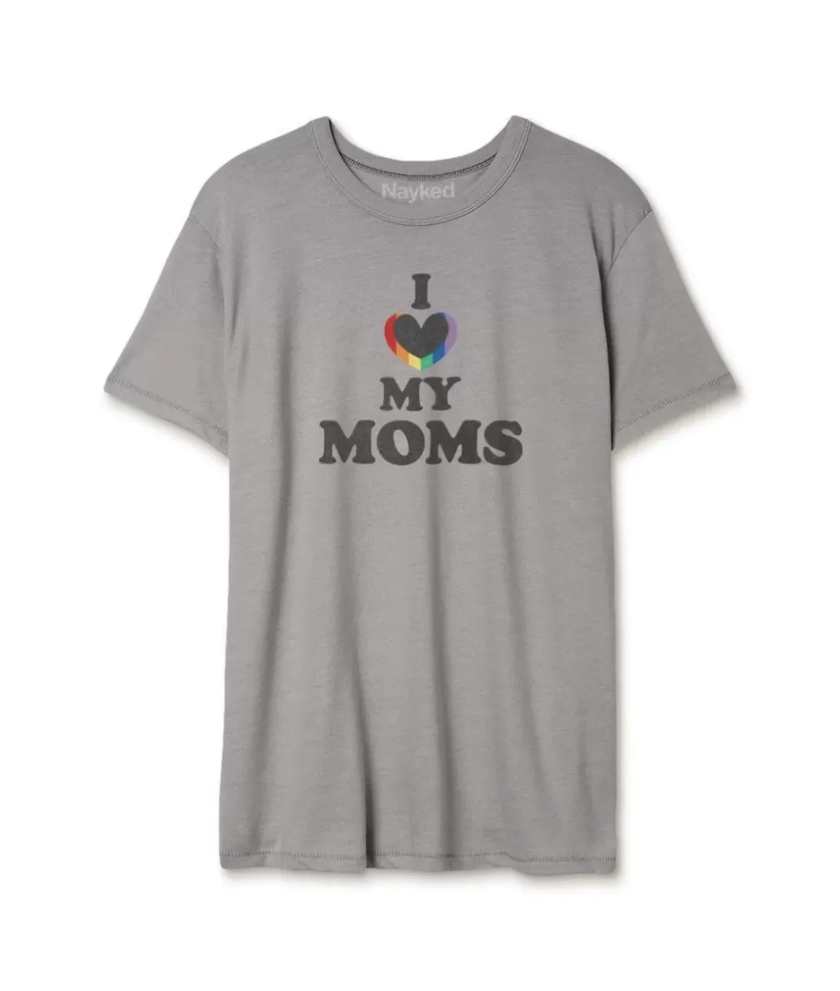 Nayked Apparel T-Shirts>Men'S Ridiculously Soft Vintage Graphic T-Shirt | I Love My Moms