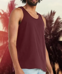 Nayked Apparel T-Shirts>Men'S Soft 100% Cotton Lightweight Tank Top