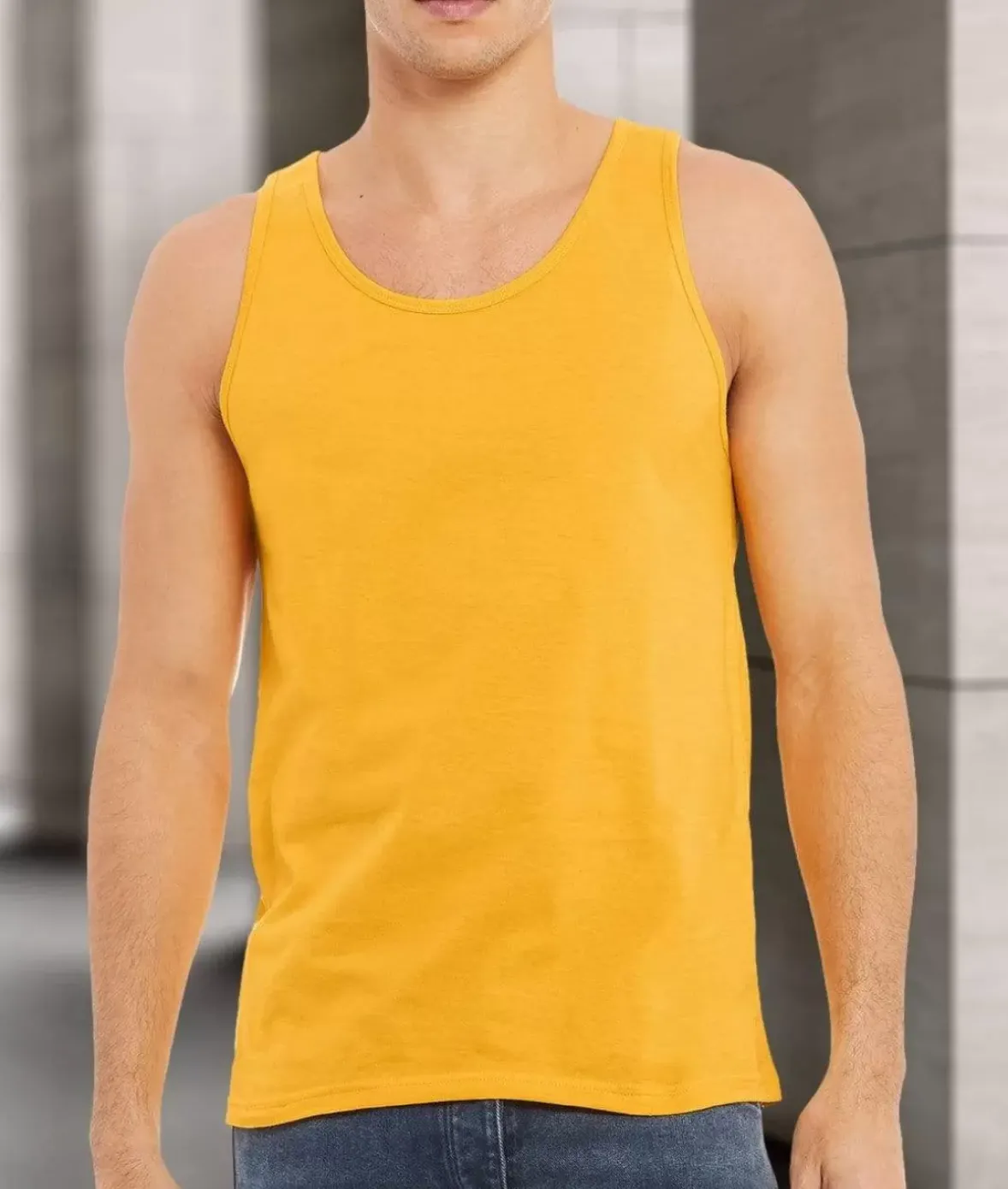 Nayked Apparel T-Shirts>Men'S Soft 100% Cotton Lightweight Tank Top