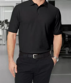 Nayked Apparel Shirts>Men'S Soft Big Pique Polo Shirt