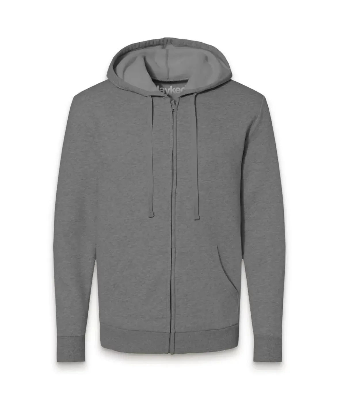 Nayked Apparel Hoodies & Sweatshirts>Men'S Soft Eco Friendly Full Zip Hoodie