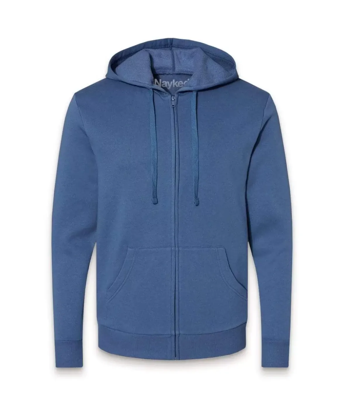 Nayked Apparel Hoodies & Sweatshirts>Men'S Soft Eco Friendly Full Zip Hoodie