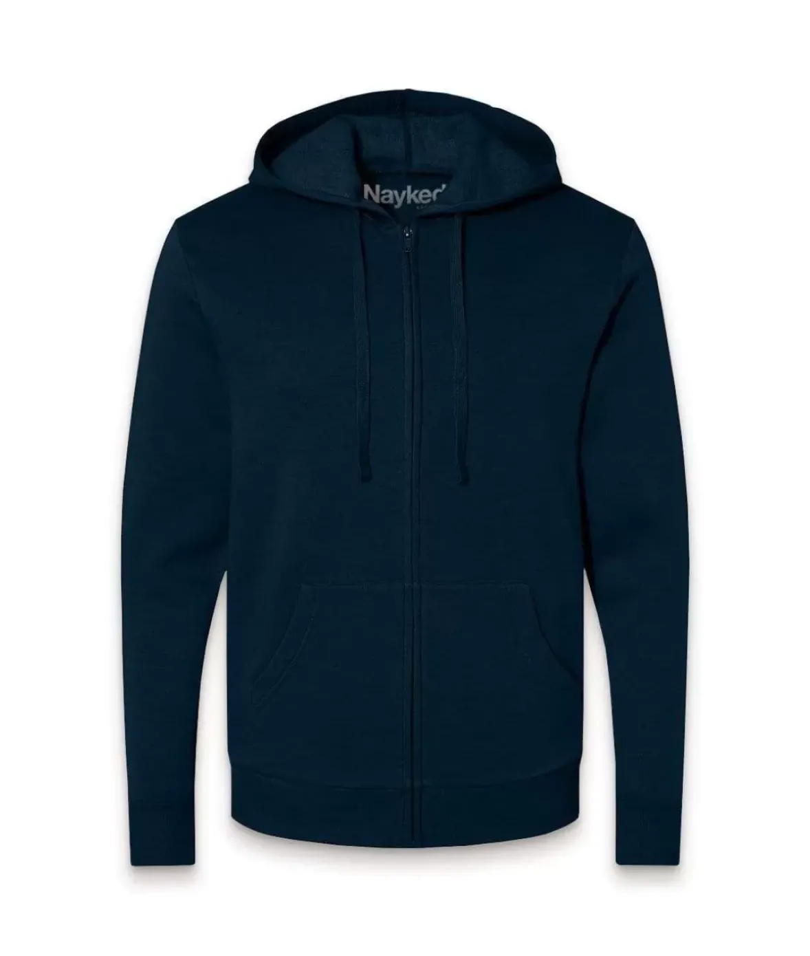 Nayked Apparel Hoodies & Sweatshirts>Men'S Soft Eco Friendly Full Zip Hoodie