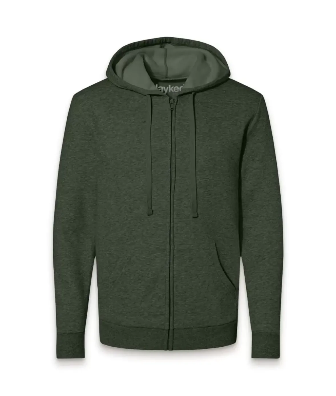 Nayked Apparel Hoodies & Sweatshirts>Men'S Soft Eco Friendly Full Zip Hoodie