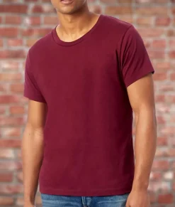 Nayked Apparel T-Shirts>Men'S Soft Garment Washed Big 100% Cotton Short Sleeve T-Shirt