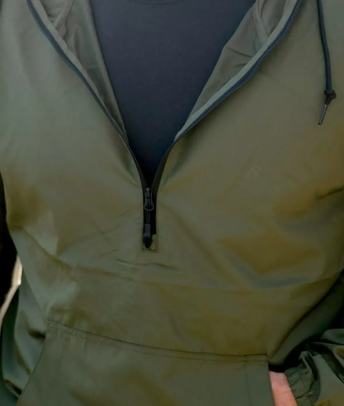 Nayked Apparel Shirts>Men'S Soft Lightweight Half-Zip Pullover Windbreaker Anorak