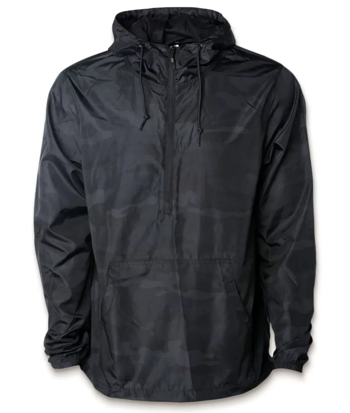 Nayked Apparel Shirts>Men'S Soft Lightweight Half-Zip Pullover Windbreaker Anorak