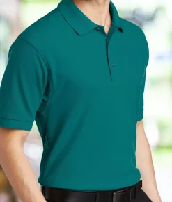 Nayked Apparel Polos>Men'S Soft Pique Polo Shirt | New Arrival Colors