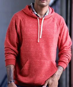 Nayked Apparel Hoodies & Sweatshirts>Men'S Soft Snow Heather French Terry Hoodie