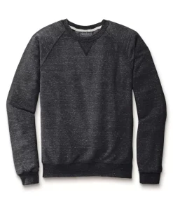 Nayked Apparel Hoodies & Sweatshirts>Men'S Soft Snow Heather French Terry Raglan Pullover Sweatshirt