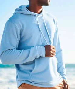 Nayked Apparel Hoodies & Sweatshirts>Men'S Soft Sueded French Terry Pullover Hoodie