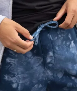 Nayked Apparel Bottoms>Men'S Tie Dye Fleece Shorts