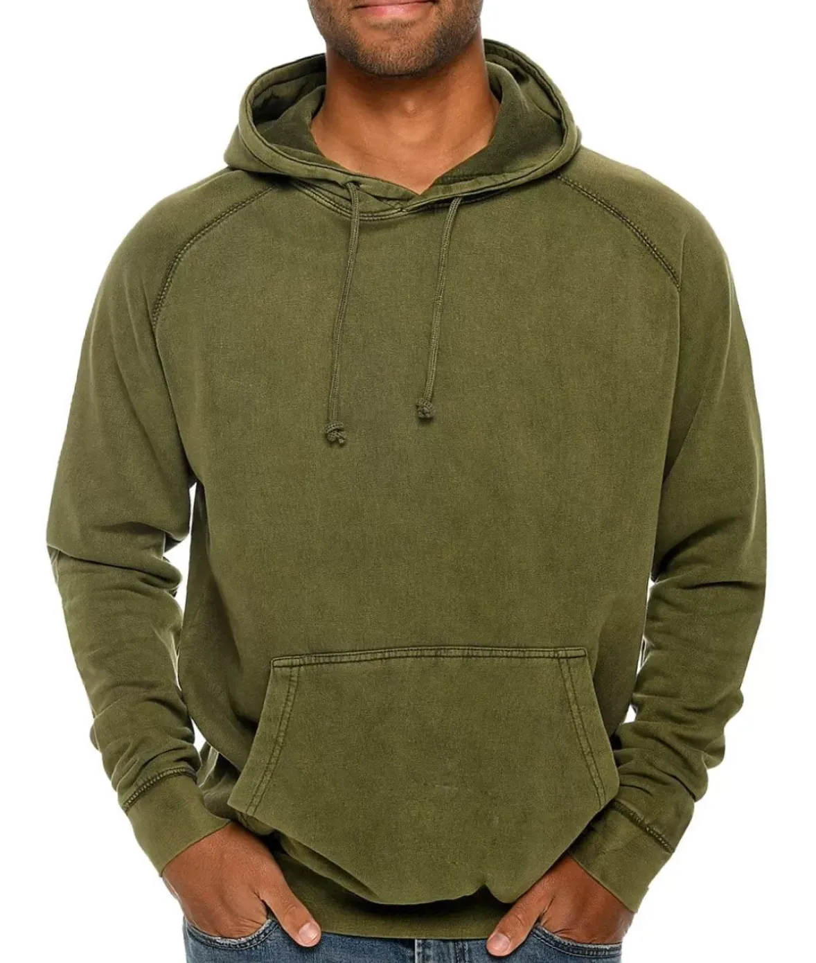 Nayked Apparel Shirts>Men'S Vintage Fleece Raglan Hoodie