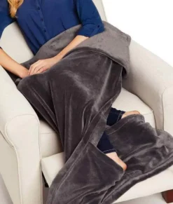 Nayked Apparel Accessories>Packable Softest Plush Travel Blanket