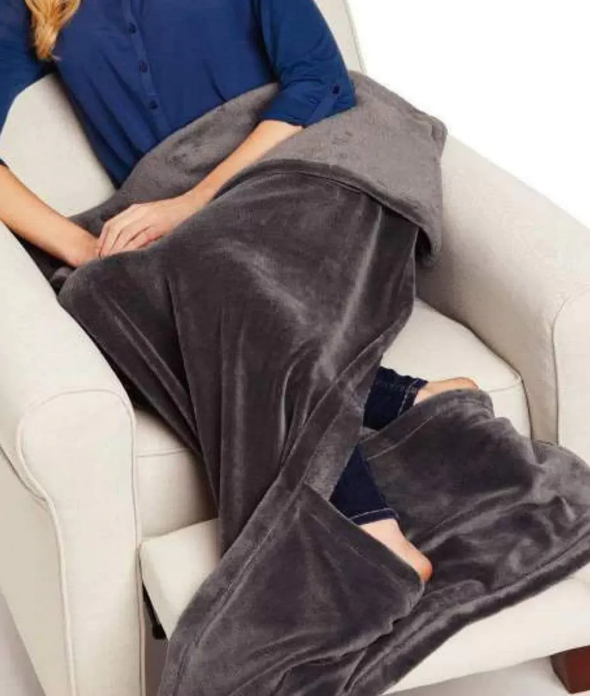 Nayked Apparel Accessories>Packable Softest Plush Travel Blanket