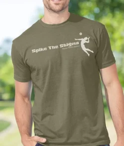 Nayked Apparel Shirts>Ridiculously Soft Crew Neck Graphic T-Shirt | Spike The Stigma