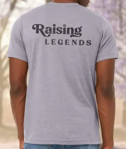 Nayked Apparel Shirts>Ridiculously Soft Heather Sueded Graphic Tee | Raising Legends