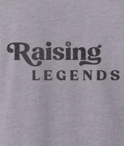 Nayked Apparel T-Shirts>Ridiculously Soft Heather Sueded Graphic Tee | Raising Legends