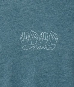 Nayked Apparel Shirts>Ridiculously Soft Heather Sueded Graphic Tee | Mama Signed