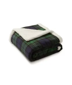 Nayked Apparel Accessories>Sherpa Flannel Blanket