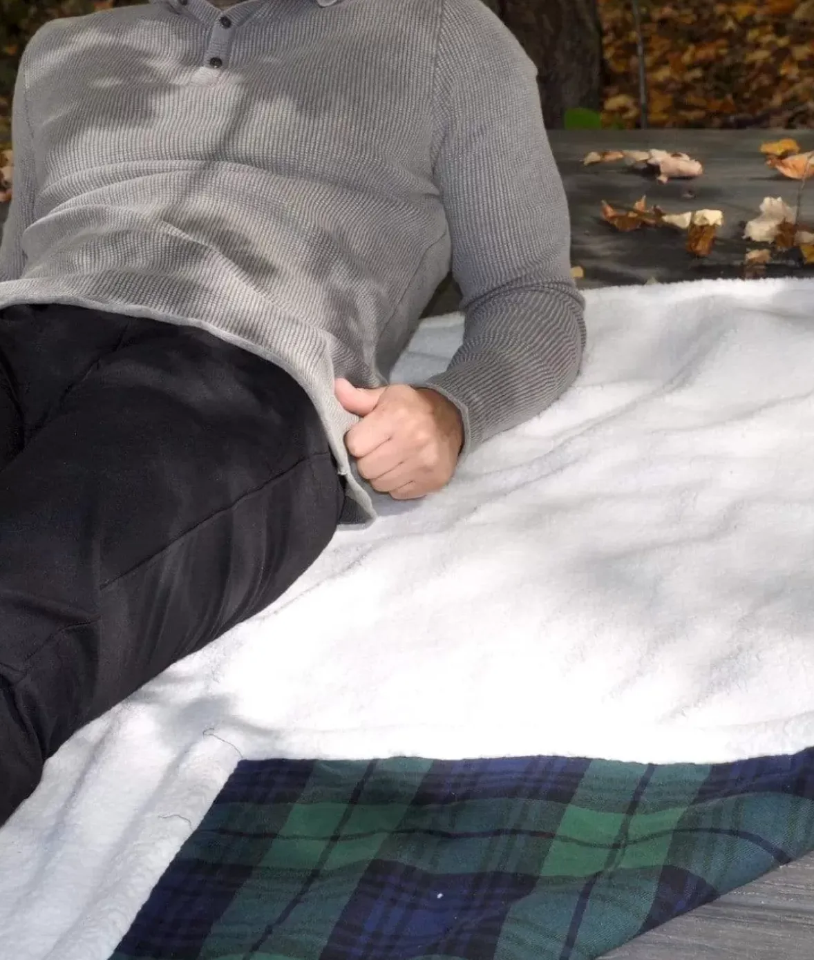 Nayked Apparel Accessories>Sherpa Flannel Blanket