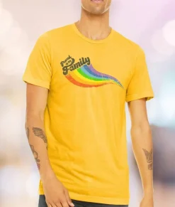 Nayked Apparel T-Shirts>Unisex Ridiculously Soft Lightweight Graphic T-Shirt | Proud Of My Family