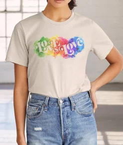 Nayked Apparel T-Shirts>Unisex Ridiculously Soft Lightweight Sueded Graphic T-Shirt | Love Is Love
