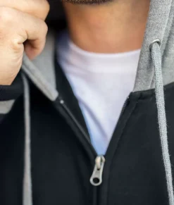 Nayked Apparel Hoodies & Sweatshirts>Varsity Full-Zip Hooded Fleece Jacket
